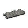 Randplatte HD von WARCO im Farbdesign Grauer Granit mit den Abmessungen 500 x 235 x 30 mm. Produktfoto von Artikel 4887 in der Aufsicht von schräg vorne.