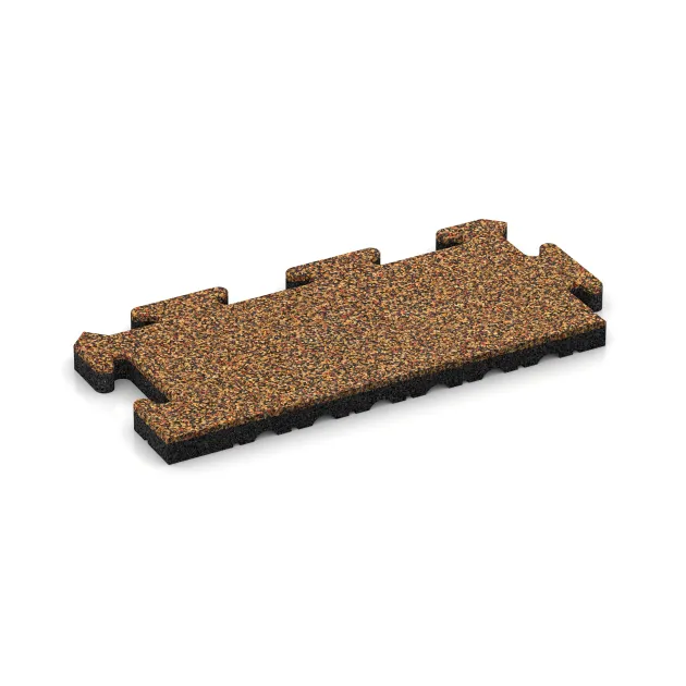 Randplatte von WARCO im Farbdesign Terra Cotta mit den Abmessungen 500 x 235 x 30 mm. Produktfoto von Artikel 4851 in der Aufsicht von schräg vorne.