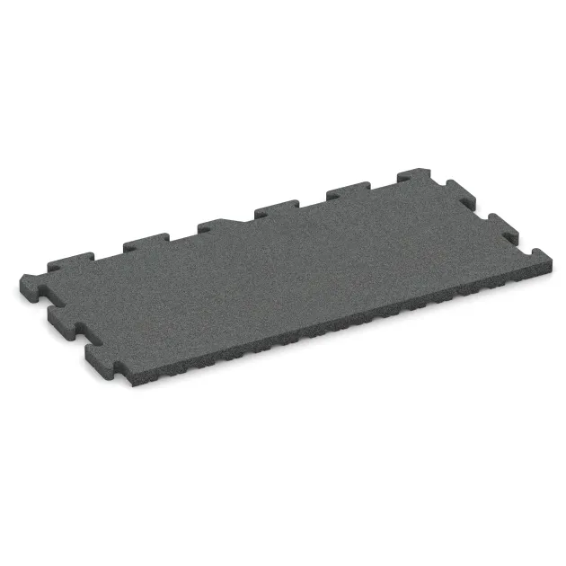 Randplatte von WARCO im Farbdesign Schiefergrau mit den Abmessungen 1000 x 485 x 30 mm. Produktfoto von Artikel 5068 in der Aufsicht von schräg vorne.