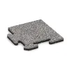 Eckplatte HD von WARCO im Farbdesign Grau Melange mit den Abmessungen 235 x 235 x 18 mm. Produktfoto von Artikel 4684 in der Aufsicht von schräg vorne.