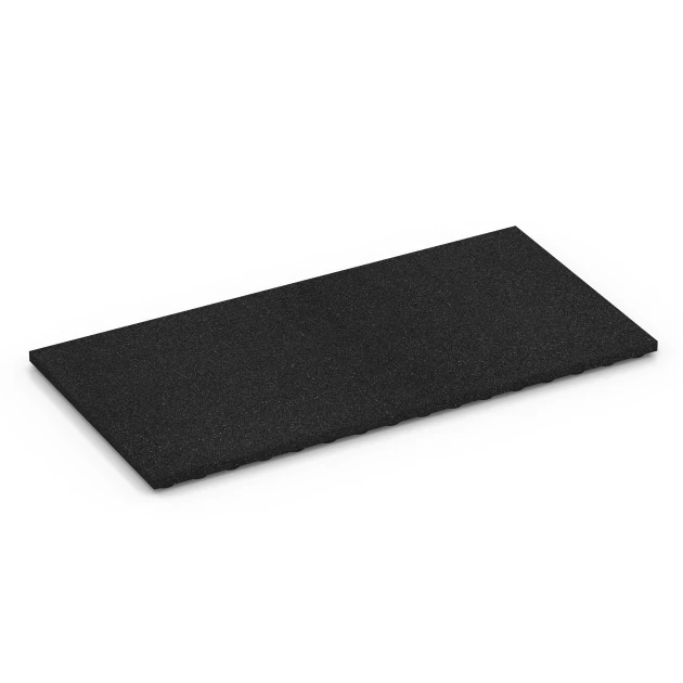 Stallplatte von WARCO im Farbdesign Anthrazit mit den Abmessungen 100 x 50 x 3 cm. Produktfoto von Artikel 6644 in der Aufsicht von schräg vorne.
