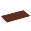 Paddockmatte von WARCO im Farbdesign Ziegelrot mit den Abmessungen 100 x 50 x 3 cm | 0,50 m². Produktfoto von Artikel 6645 in der Aufsicht von schräg vorne.