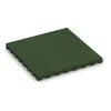 Wandschutzplatte von WARCO im Farbdesign Grasgrün mit den Abmessungen 500 x 500 x 40 mm. Produktfoto von Artikel 0618 in der Aufsicht von schräg vorne.