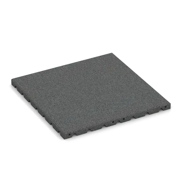 Wandschutzplatte von WARCO im Farbdesign Schiefergrau mit den Abmessungen 500 x 500 x 30 mm. Produktfoto von Artikel 0571 in der Aufsicht von schräg vorne.