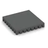 Fallschutzplatte von WARCO im Farbdesign Schiefergrau mit den Abmessungen 500 x 500 x 80 mm. Produktfoto von Artikel 0729 in der Aufsicht von schräg vorne.