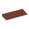 Schwellenrampe 75 cm von WARCO im Farbdesign Ziegelrot mit den Abmessungen 50 x 20 cm | 8 < 43 mm. Produktfoto von Artikel 2243 in der Aufsicht von schräg vorne.