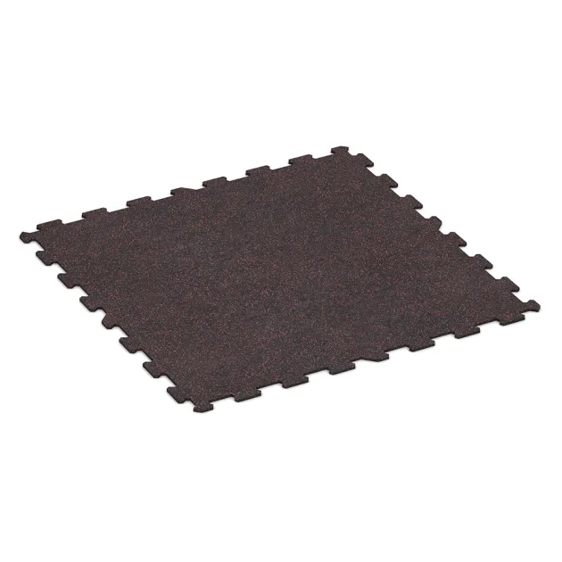 Treppenfliese von WARCO im Farbdesign Leicht Rot Gesprenkelt mit den Abmessungen 970 x 970 x 8 mm | 0,94 m. Produktfoto von Artikel 1033 in der Aufsicht von schräg vorne.