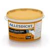 ALLESDICHT – die Gummihaut aus dem Eimer von WARCO im Farbdesign Schwarz mit den Abmessungen 11 kg | 3,3 m². Produktfoto von Artikel 0009 in der Aufsicht von schräg vorne.