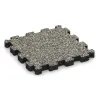 Steinteppich-Klickfliese von WARCO im Farbdesign Heller Granit mit den Abmessungen 306 x 306 x 30 mm. Produktfoto von Artikel 4269 in der Aufsicht von schräg vorne.