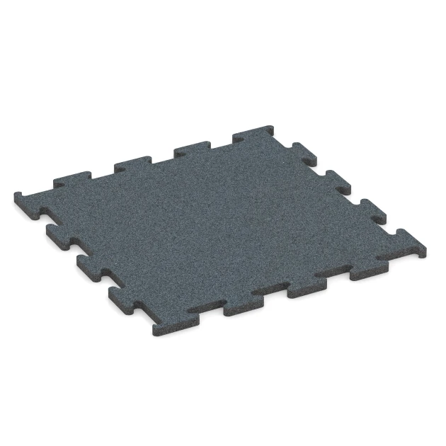 Fitness Performance Elite Trainingsboden von WARCO im Farbdesign Farngrün mit den Abmessungen 50 x 50 x 1,5 cm | 0,25 m². Produktfoto von Artikel 6165 in der Aufsicht von schräg vorne.