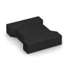 Pflasterstein von WARCO im Farbdesign Anthrazit mit den Abmessungen 20 × 16,5 × 4,3 cm | 25 m². Produktfoto von Artikel 3844 in der Aufsicht von schräg vorne.