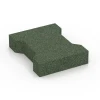 Pflasterstein von WARCO im Farbdesign Grasgrün mit den Abmessungen 20 x 16,5 x 4,5 cm | 0,0278 m². Produktfoto von Artikel 7070 in der Aufsicht von schräg vorne.