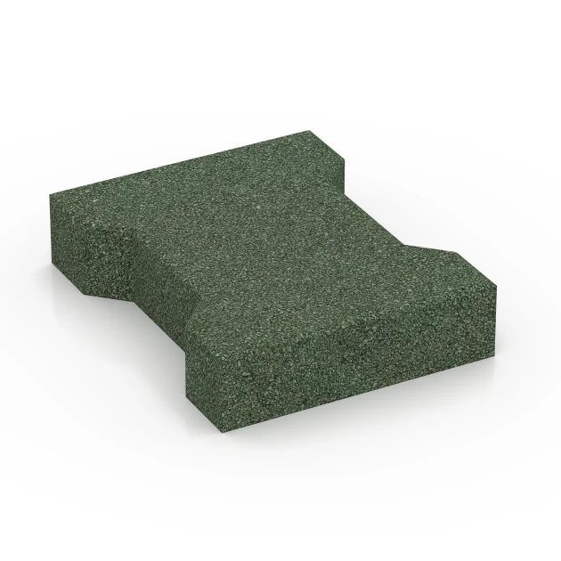 Pflasterstein von WARCO im Farbdesign Grasgrün mit den Abmessungen 20 x 16,5 x 4,5 cm | 0,0278 m². Produktfoto von Artikel 7070 in der Aufsicht von schräg vorne.