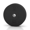 Bumper Plate Slim von WARCO im Farbdesign Anthrazit mit den Abmessungen 25 kg | ø 454 mm x 113,8 mm. Produktfoto von Artikel 6090 in der Aufsicht von schräg vorne.