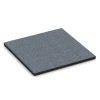 Fallschutzplatte –  95 cm von WARCO im Farbdesign Graphitgrau mit den Abmessungen 500 x 500 x 30 mm. Produktfoto von Artikel 6130 in der Aufsicht von schräg vorne.