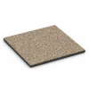 Terrassenplatte Classic von WARCO im Farbdesign Travertin mit den Abmessungen 50 x 50 x 3 cm. Produktfoto von Artikel 6360 in der Aufsicht von schräg vorne.