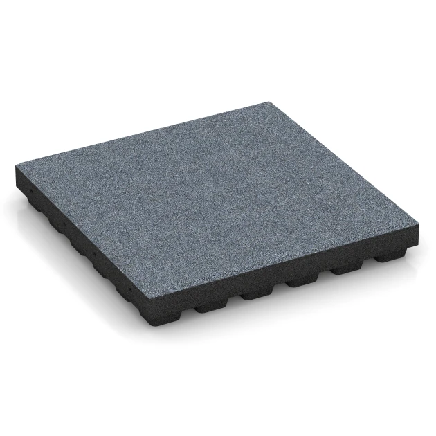 Fallschutzmatte – 205 cm von WARCO im Farbdesign Graphitgrau mit den Abmessungen 50 x 50 x 7 cm | 0,25 m². Produktfoto von Artikel 6142 in der Aufsicht von schräg vorne.
