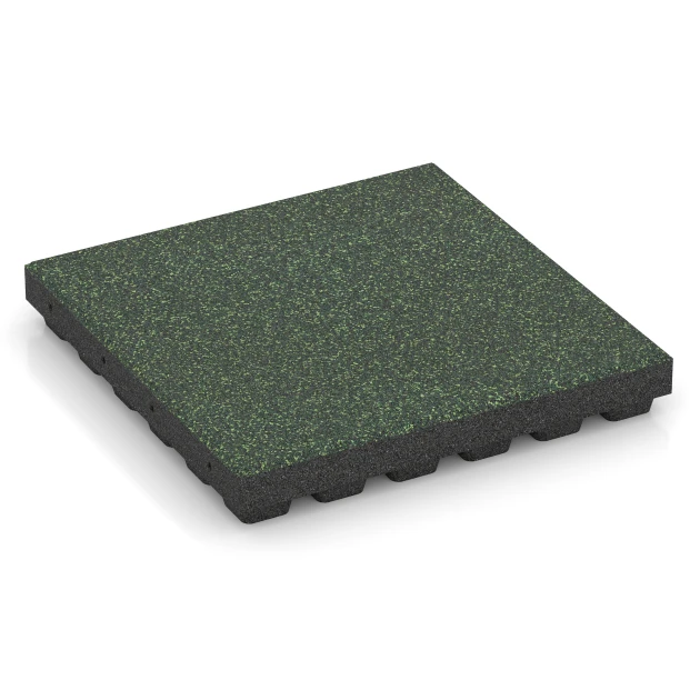 Fallschutzplatte – 210 cm von WARCO im Farbdesign Englischer Rasen mit den Abmessungen 50 x 50 x 7 cm | 0,25 m². Produktfoto von Artikel 6442 in der Aufsicht von schräg vorne.