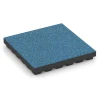 Fallschutzmatte EPDM – 210 cm von WARCO im Farbdesign Atlantik mit den Abmessungen 50 x 50 x 7 cm | 0,25 m². Produktfoto von Artikel 6447 in der Aufsicht von schräg vorne.