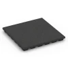 Fallschutzplatten von WARCO im Farbdesign Anthrazit mit den Abmessungen 50 x 50 x 4,8 cm | 0,25 m². Produktfoto von Artikel 6291 in der Aufsicht von schräg vorne.