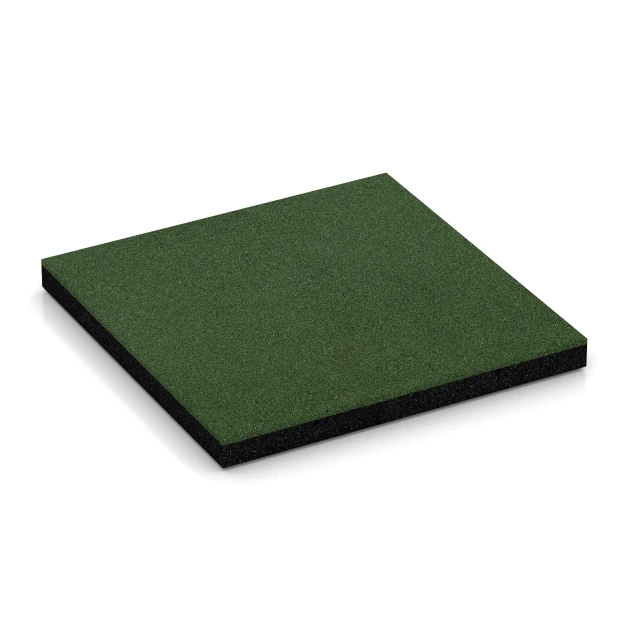 Fallschutzmatte – 150 cm von WARCO im Farbdesign Grasgrün mit den Abmessungen 50 x 50 x 4,5 cm | 0,25 m². Produktfoto von Artikel 6261 in der Aufsicht von schräg vorne.