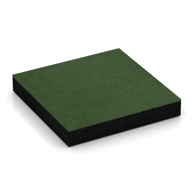 Fallschutzmatte – 230 cm von WARCO im Farbdesign Grasgrün mit den Abmessungen 50 x 50 x 8 cm | 0,25 m². Produktfoto von Artikel 6273 in der Aufsicht von schräg vorne.
