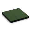 Fallschutzplatte – 180 cm von WARCO im Farbdesign Grasgrün mit den Abmessungen 50 x 50 x 6 cm | 0,25 m². Produktfoto von Artikel 6267 in der Aufsicht von schräg vorne.