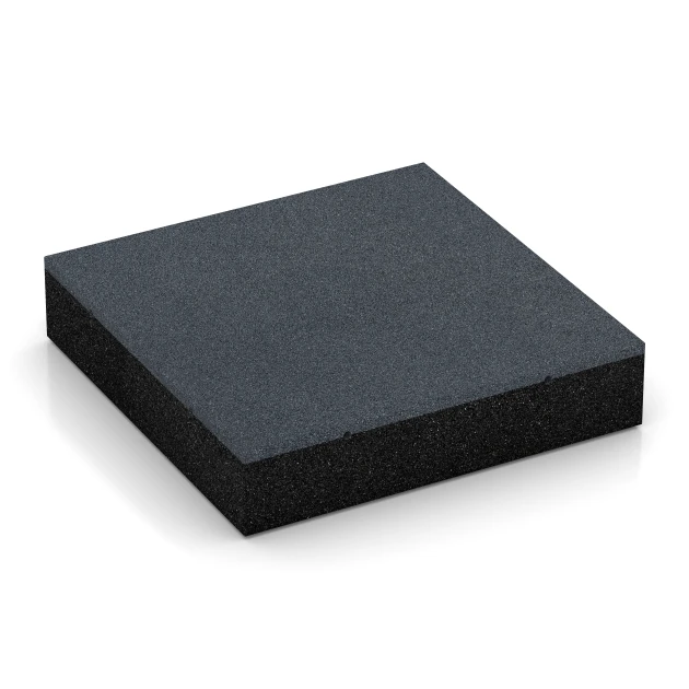 Fallschutzplatten von WARCO im Farbdesign Schiefergrau mit den Abmessungen 50 x 50 x 11 cm | 0,25 m². Produktfoto von Artikel 6230 in der Aufsicht von schräg vorne.