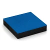 Fallschutzplatte – 300 cm von WARCO im Farbdesign Himmelblau mit den Abmessungen 50 x 50 x 11 cm | 0,25 m². Produktfoto von Artikel 6280 in der Aufsicht von schräg vorne.