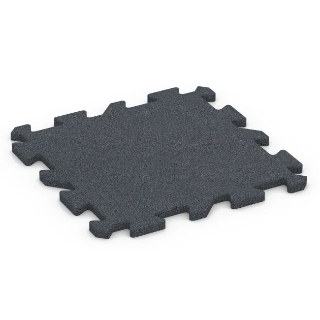 Balkonboden von WARCO im Farbdesign Schiefergrau mit den Abmessungen 50 x 50 x 2 cm | 0,25 m². Produktfoto von Artikel 6412 in der Aufsicht von schräg vorne.