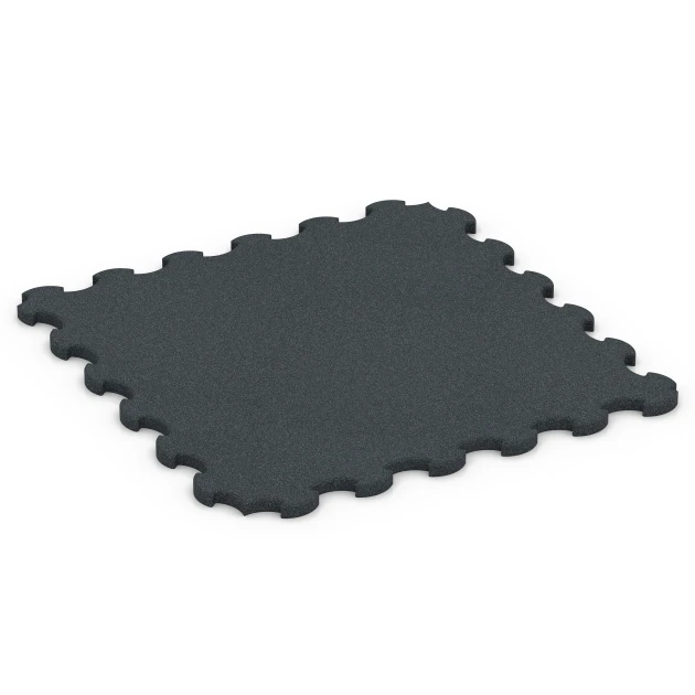 Hunde-Bodenschutzmatte von WARCO im Farbdesign Anthrazit mit den Abmessungen 102,5 x 102,5 x 3 cm | 1,05 m². Produktfoto von Artikel 7084 in der Aufsicht von schräg vorne.