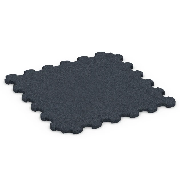 Stallmatte Puzzle von WARCO im Farbdesign Anthrazit mit den Abmessungen 102,5 x 102,5 x 3 cm | 1,05 m². Produktfoto von Artikel 6391 in der Aufsicht von schräg vorne.