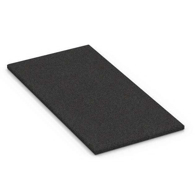 Stallmatte von WARCO im Farbdesign Anthrazit mit den Abmessungen 100 x 50 x 3 cm | 0,50 m². Produktfoto von Artikel 6381 in der Aufsicht von schräg vorne.