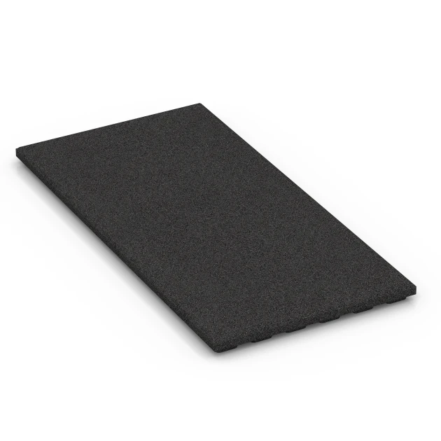 Stallmatte Komfort von WARCO im Farbdesign Anthrazit mit den Abmessungen 100 x 50 x 4 cm | 0,50 m². Produktfoto von Artikel 6385 in der Aufsicht von schräg vorne.