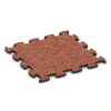 Messeboden Klickfliese von WARCO im Farbdesign Feuersglut mit den Abmessungen 46 x 46 x 1,8 cm. Produktfoto von Artikel 6917 in der Aufsicht von schräg vorne.