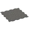 Hundesportboden von WARCO im Farbdesign Dunkelgrauer Granit mit den Abmessungen 97,1 x 97,1 x 1,8 cm | 0,94 m². Produktfoto von Artikel 6805 in der Aufsicht von schräg vorne.