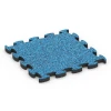 Fallschutz Puzzlematte von WARCO im Farbdesign Atlantik mit den Abmessungen 46 x 46 × 2,8 cm. Produktfoto von Artikel 6938 in der Aufsicht von schräg vorne.