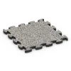 Ballspielplatte von WARCO im Farbdesign Grauer Granit mit den Abmessungen 46 x 46 × 2,8 cm. Produktfoto von Artikel 6950 in der Aufsicht von schräg vorne.