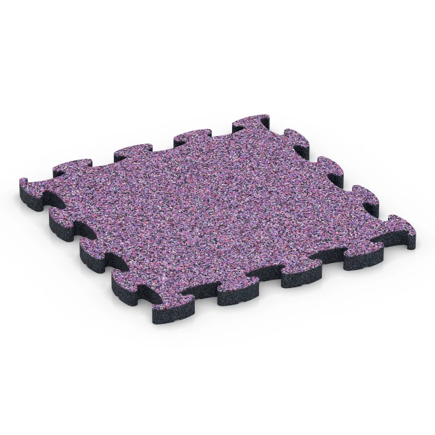 Ballspielplatte von WARCO im Farbdesign Lavendel mit den Abmessungen 44,6 x 44,6 x 2,8 cm | 0,20 m². Produktfoto von Artikel 6954 in der Aufsicht von schräg vorne.