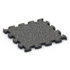 Fitness Max Floor System von WARCO im Farbdesign Dunkelgrauer Granit mit den Abmessungen 44,6 x 44,6 x 2,8 cm | 0,20 m². Produktfoto von Artikel 6877 in der Aufsicht von schräg vorne.