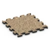Fitness Max Floor System von WARCO im Farbdesign Rattan Lounge mit den Abmessungen 46 x 46 × 2,8 cm. Produktfoto von Artikel 6885 in der Aufsicht von schräg vorne.