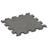 Fitness Active Floor System von WARCO im Farbdesign Dunkelgrauer Granit mit den Abmessungen 97,1 x 97,1 x 2,8 cm. Produktfoto von Artikel 6850 in der Aufsicht von schräg vorne.