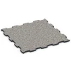 Fitness Max Floor System von WARCO im Farbdesign Grauer Granit mit den Abmessungen 97,1 x 97,1 x 2,8 cm | 0,94 m². Produktfoto von Artikel 6887 in der Aufsicht von schräg vorne.
