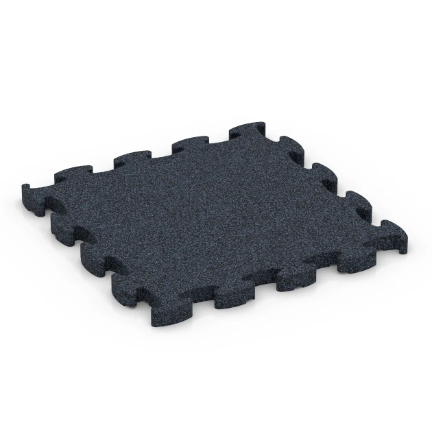 Fitness Premium Boden von WARCO im Farbdesign Anthrazit mit den Abmessungen 28,9 x 28,9 x 1,8 cm. Produktfoto von Artikel 6958 in der Aufsicht von schräg vorne.