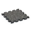 Steinteppich Klickfliese von WARCO im Farbdesign Dunkelgrauer Granit mit den Abmessungen 28,9 x 28,9 x 1,8 cm | 0,084 m². Produktfoto von Artikel 6814 in der Aufsicht von schräg vorne.