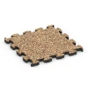 Steinteppich Klickfliese von WARCO im Farbdesign Terra Cotta mit den Abmessungen 28,9 x 28,9 x 1,8 cm. Produktfoto von Artikel 6817 in der Aufsicht von schräg vorne.