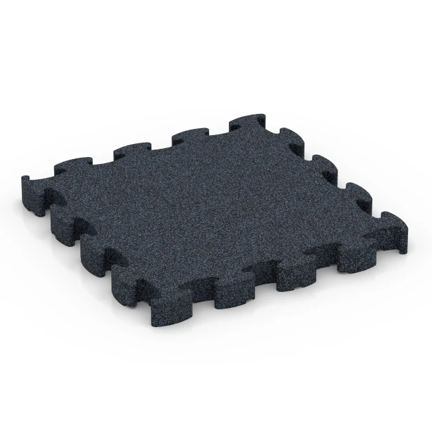 Fitness Premium Boden von WARCO im Farbdesign Anthrazit mit den Abmessungen 28,9 x 28,9 x 2,8 cm. Produktfoto von Artikel 6959 in der Aufsicht von schräg vorne.