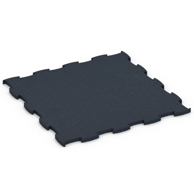 Fitness Premium Boden Plus von WARCO im Farbdesign Anthrazit mit den Abmessungen 99 x 99 x 2,8 cm. Produktfoto von Artikel 6969 in der Aufsicht von schräg vorne.