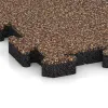 Detailaufnahme der Randausprägung von WARCO-Produkt 4046, Hunde-Bodenplatte, Format 1000 x 1000 x 40 mm, Farbe Bast & Borke.