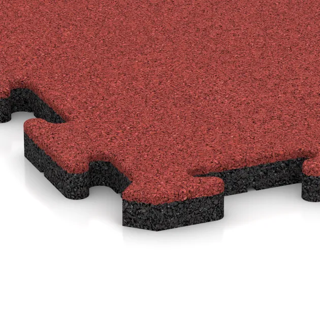 Detailaufnahme der Randausprägung von WARCO-Produkt 5295, Poolfliese, Format 500 x 500 x 30 mm, Farbe Rose.